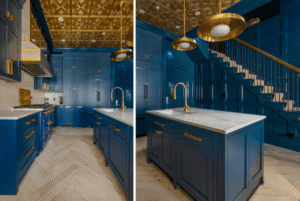 Custom kitchen cabinets in Charleston home